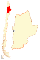 Situación de Región de Antofagasta