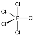 Phosphorus pentachloride (gas phase structure)