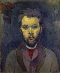 Retrato del músico William Molard, esposo de Ida Erikson, pintado por Gauguin