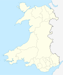 Localización de Llangollen en Gales