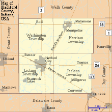 Map of Blackford County, Indiana.svg
