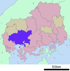 Localización de Hiroshima
