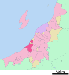 Localización de Kashiwazaki
