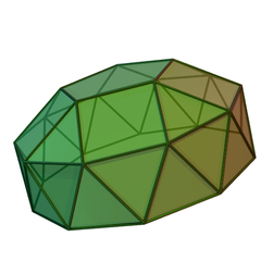 Cúpula pentagonal giroelongada