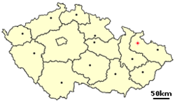 Location of Czech city Bruntal.png