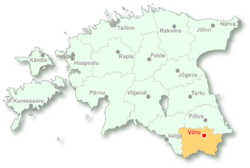 Localización de Võru