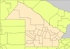 Localización de Colonia Benítez en Provincia del Chaco