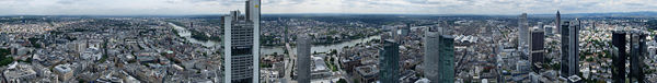 Lista de los edificios más altos en Frankfurt(Tres construcciones más altas: Commerzbank Tower 259m MesseTurm 257m, Westendstraße 1 207m)