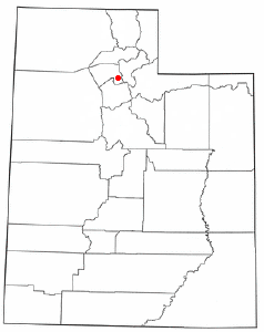 Localización Centerville, Utah