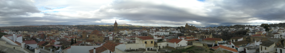 Vista de Guadix desde el Mirador de la Magdalena.
