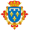 Escudo de Alfonso de Orleans y Borbón