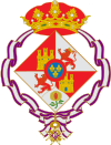 Escudo de María Cristina de Borbón y Battenberg