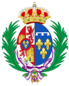 Escudo de María de las Mercedes de Orleans