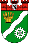 Escudo de armas de Marzahn-Hellersdorf.
