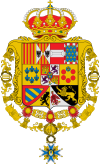 Escudo de armas de Carlos III de España Toisón y Gran Cruz.svg