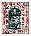 Sello de correos húngaro, 1848