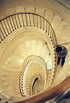 Warsaw Royal Castle spiral staircase.jpg