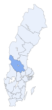 Ubicación de Provincia de Dalarna