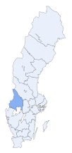 Ubicación de Provincia de Värmland