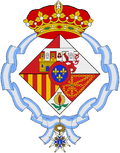 Coat of arms of Infanta Margarita, Duchess of Soria.png