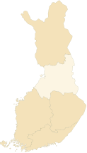 Ubicación de Provincia de Oulu