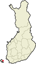 Ubicación de Vårdö