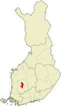 Ubicación de Ylöjärvi