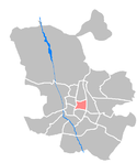 Distrito de Salamanca en el plano de Madrid