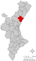 Plana Baja en la Comunidad Valenciana.