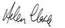 Firma de Helen Clark