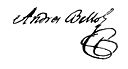 Signature of Andrés Bello, 1804.jpg
