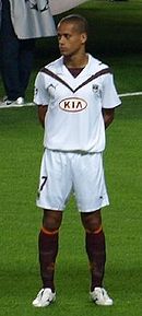 Wendel en el Chelsea 4-0 Girondins (septiembre 2008)