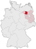 Lage des Landkreises Ostprignitz-Ruppin in Deutschland