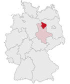 Lage des Landkreises Stendal in Deutschland