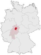 Localización de Jesberg en Alemania