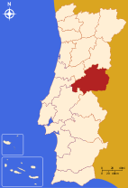 Situación de Distrito de Castelo Branco