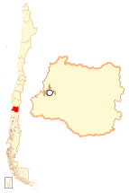 Ubicación de la Región de Los Ríos