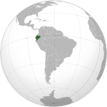 Ecuador (orthographic projection).svg