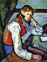 Paul Cézanne, Jeune garçon au gilet rouge (1888-89).jpg