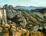 Paul Cézanne - Rochedos em L'Estaque.jpg