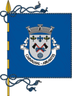 Bandera de la freguesía de Carvalhal