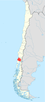 Ubicación de la especie en Chile, según datos de la IUCN