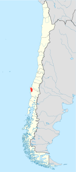 Ubicación de la especie en Chile, según datos de la IUCN