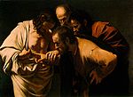 The Incredulity of Saint Thomas by Caravaggio.jpg