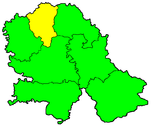 Localización del distrito en Voivodina.