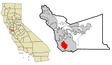 Ubicación en el condado de Alameda y en el estado de California Ubicación de California en EE. UU.