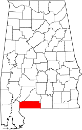 Ubicación del condado en Alabama180pxUbicación de Alabama en EE.UU.