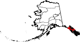 Ubicación del área censal en AlaskaUbicación de Alaska en EE. UU.