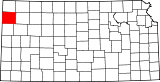 Ubicación del condado en KansasUbicación de Kansas en EE. UU.