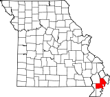 Ubicación del condado en MissouriUbicación de Missouri en EE. UU.